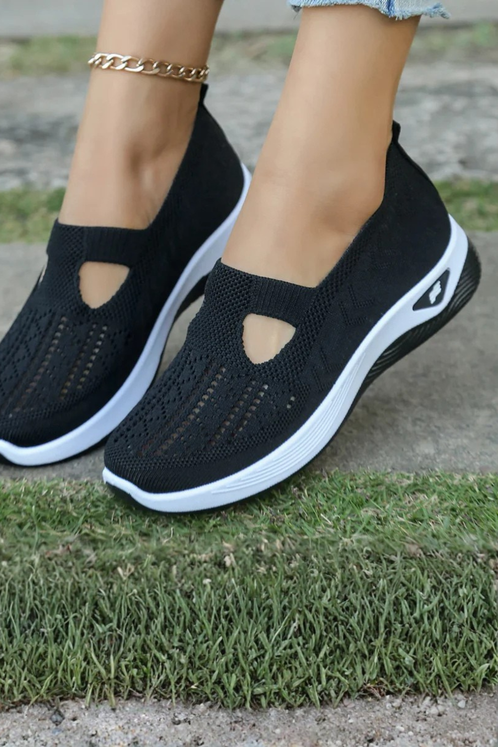Siopie Women's Slip On Casual Trainers