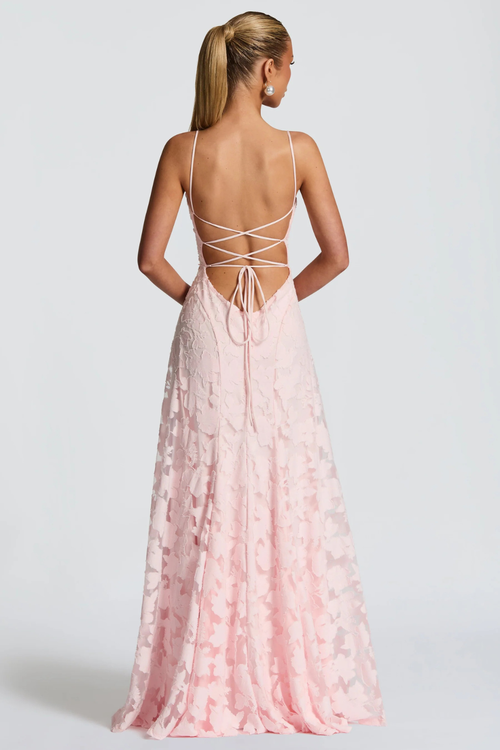 Womens Maxi Dress Brocade Floral Cami Style