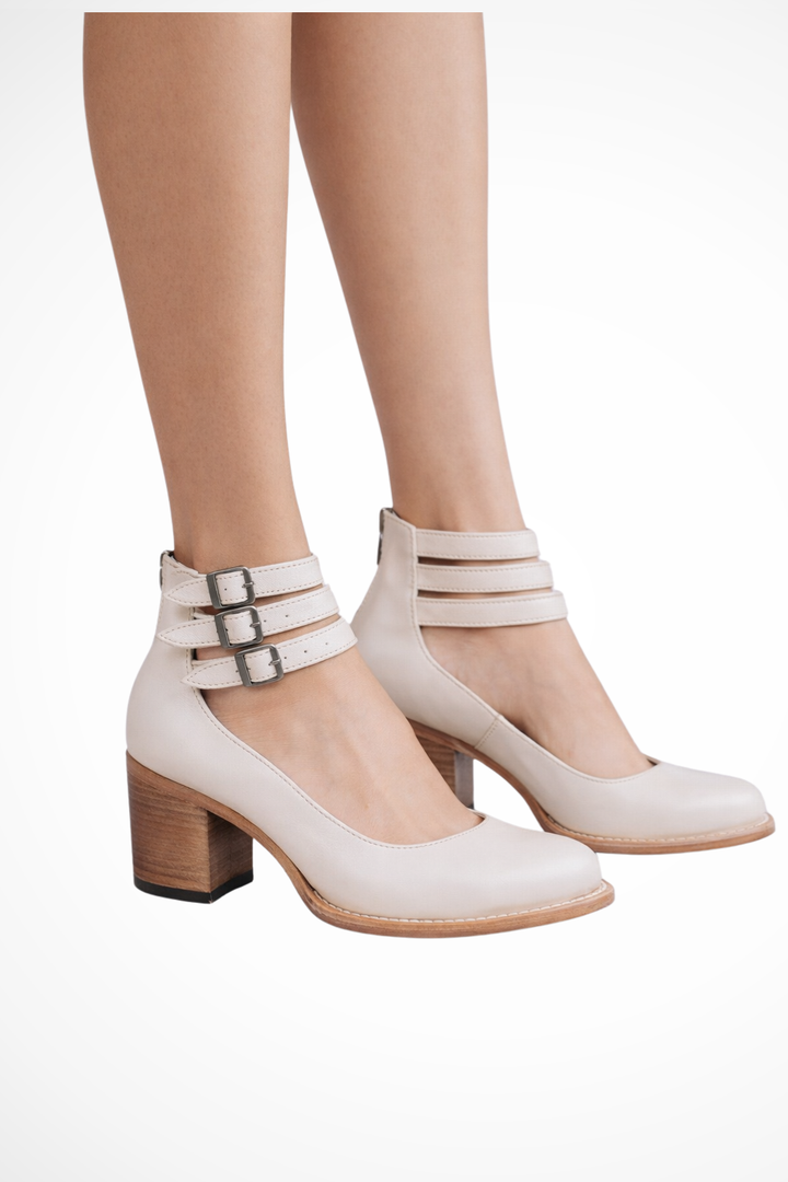 Womens Strappy Heels with Ankle Strap