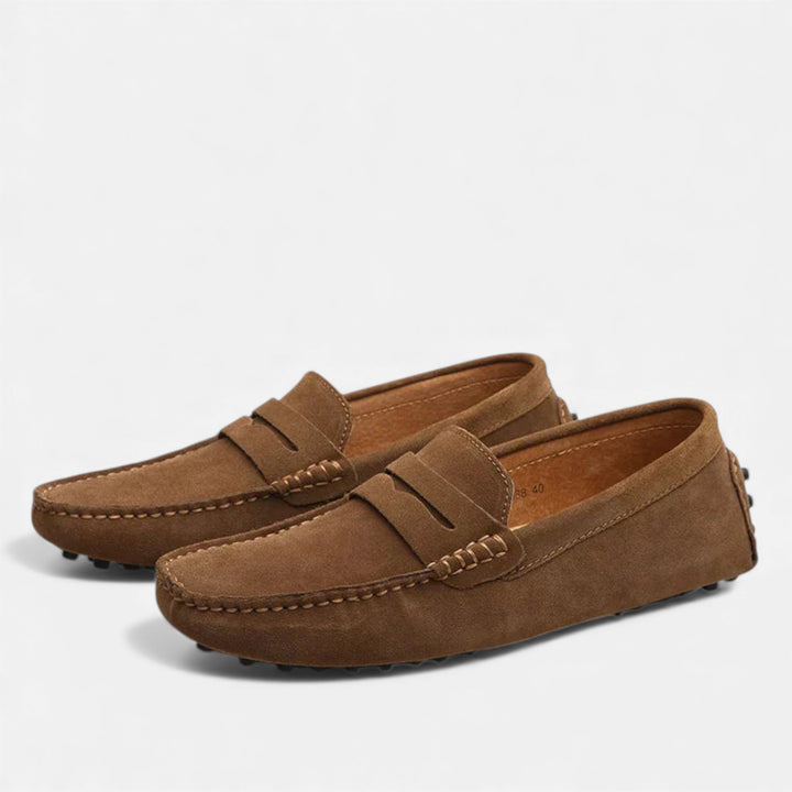 Men's Casual Suede Look Slip-On Driver Loafers