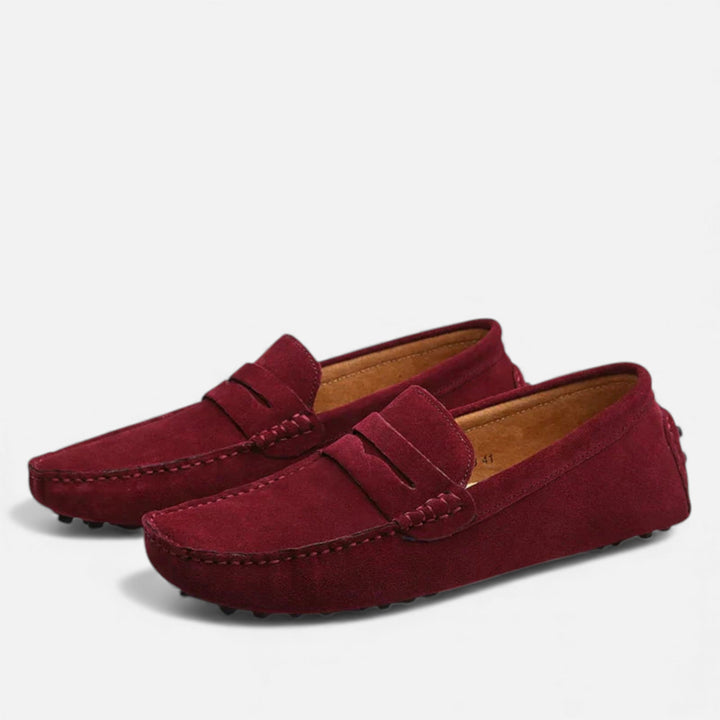 Men's Casual Suede Look Slip-On Driver Loafers