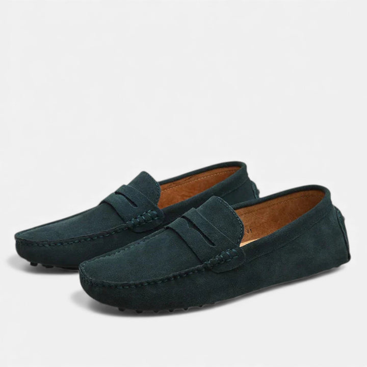 Men's Casual Suede Look Slip-On Driver Loafers