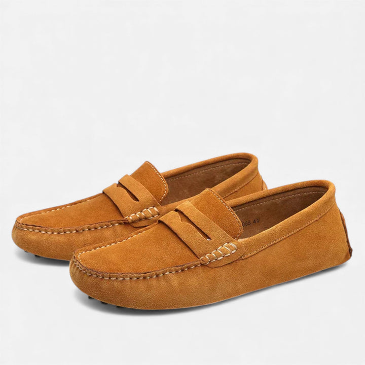 Men's Casual Suede Look Slip-On Driver Loafers