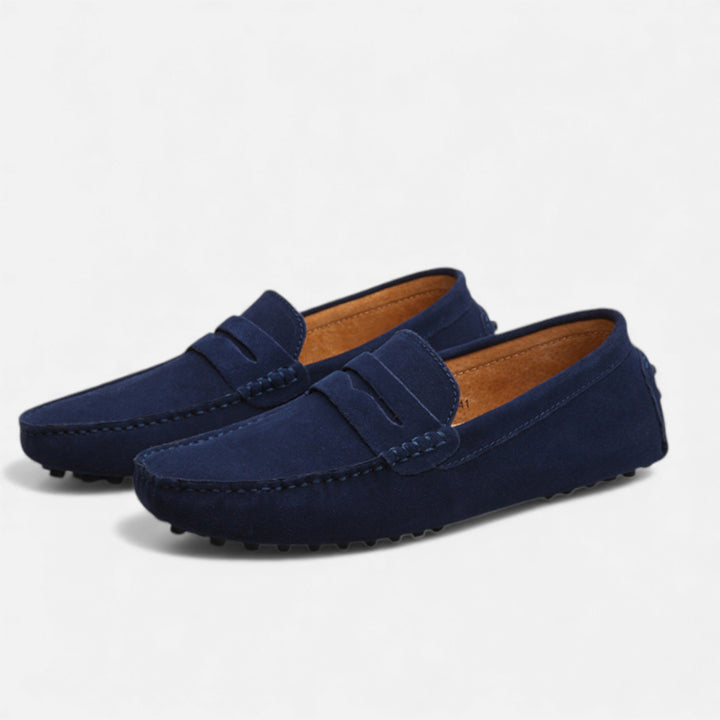 Men's Casual Suede Look Slip-On Driver Loafers