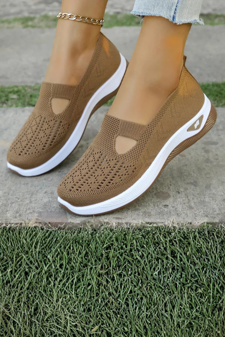 Siopie Women's Slip On Casual Trainers