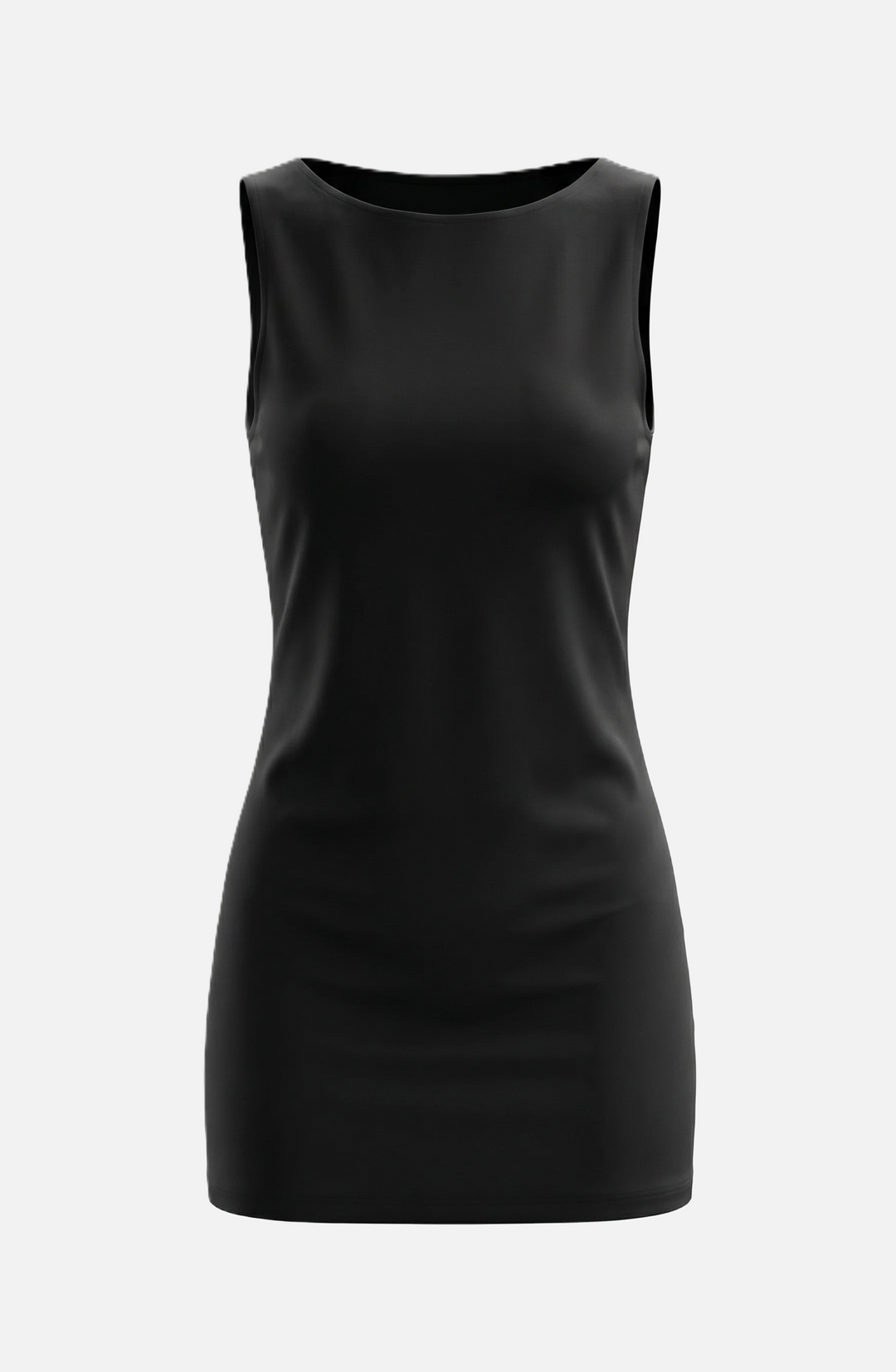 Womens Bodycon Mini Dress Ribbed Knit Sleeveless Stretch