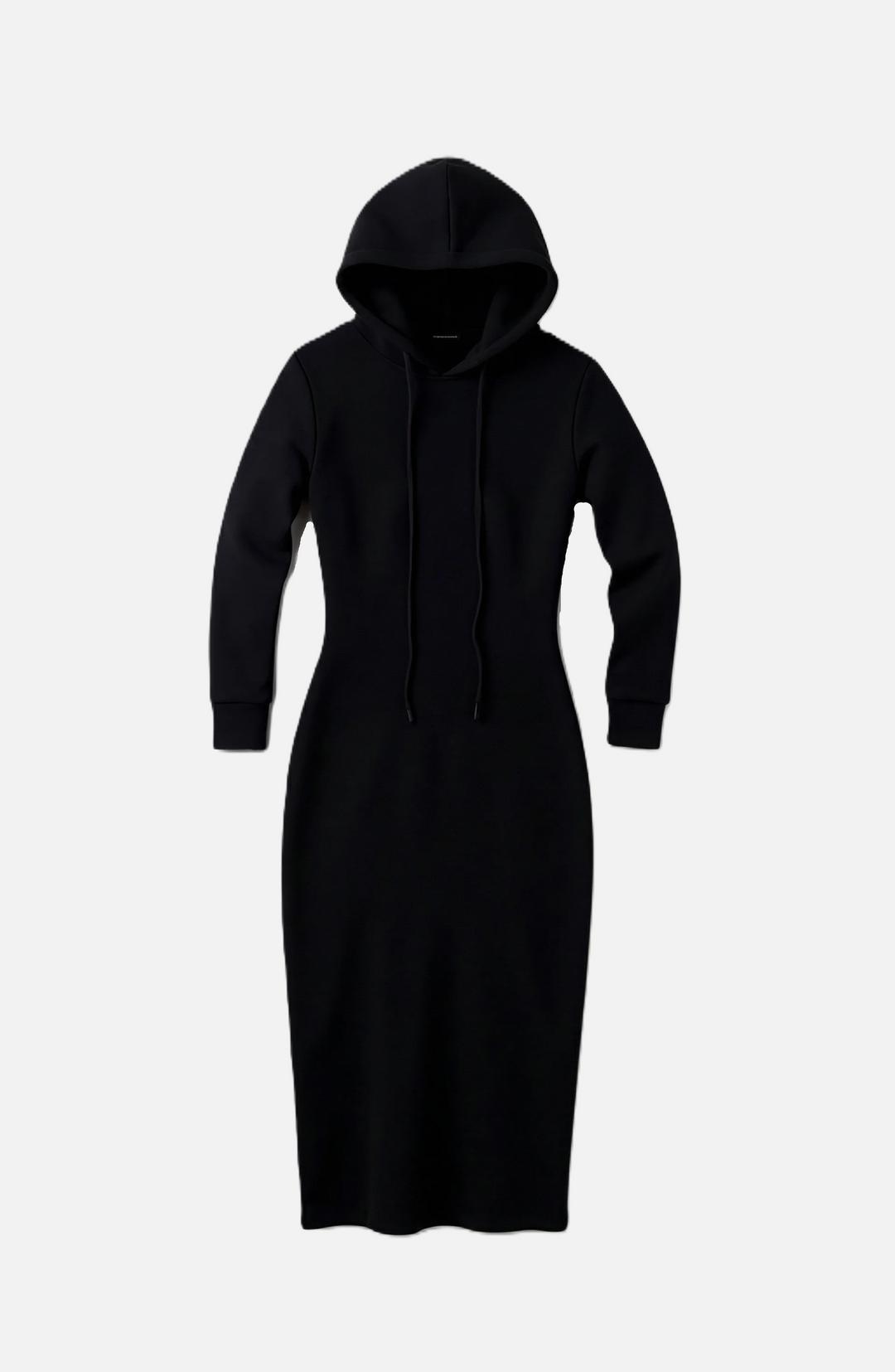 Womens Hooded Bodycon Maxi Dress Long Sleeve Casual