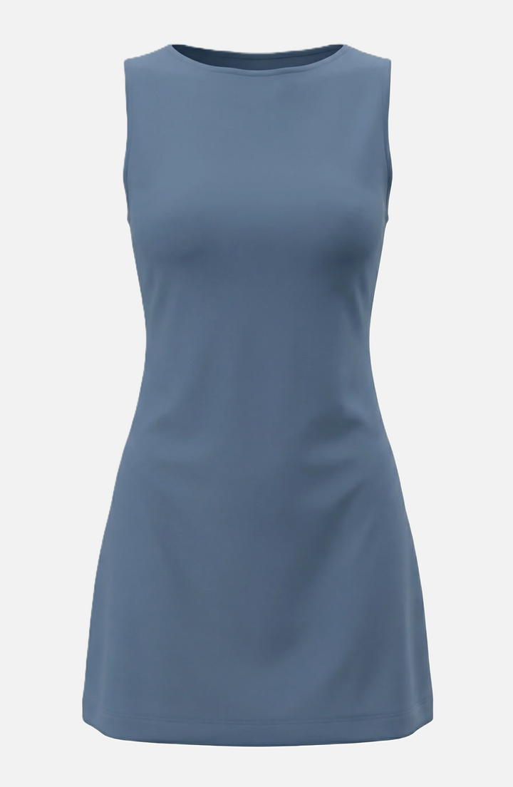 Womens Bodycon Mini Dress Ribbed Knit Sleeveless Stretch