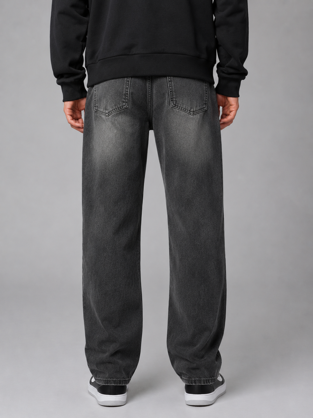 Men's Casual Vintage Washed Denim Straight Leg Jeans