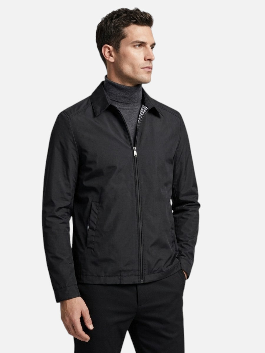 Men's Lightweight Cotton Zip Summer Jacket