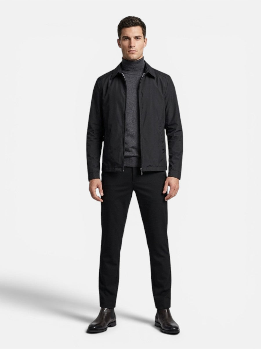 Men's Lightweight Cotton Zip Summer Jacket