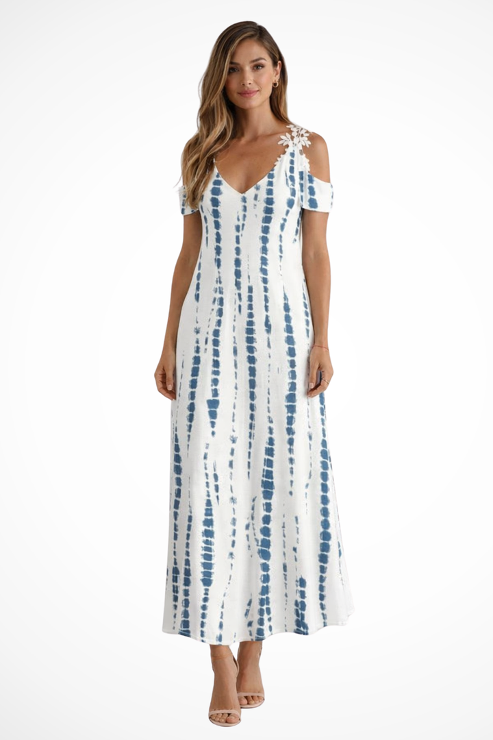 Womens Maxi Dress Floral Sleeveless Flowing