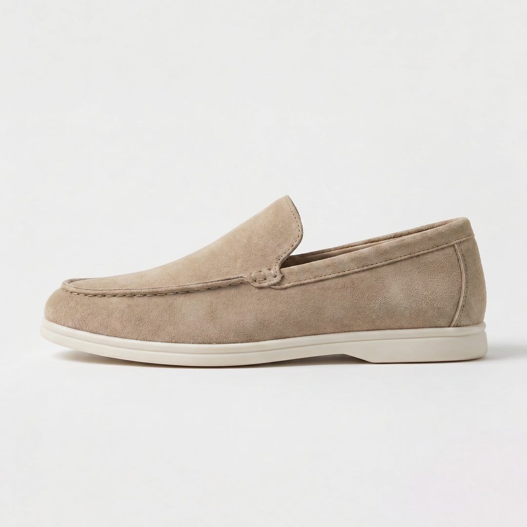 Men's Casual Leather Slip-On Loafers
