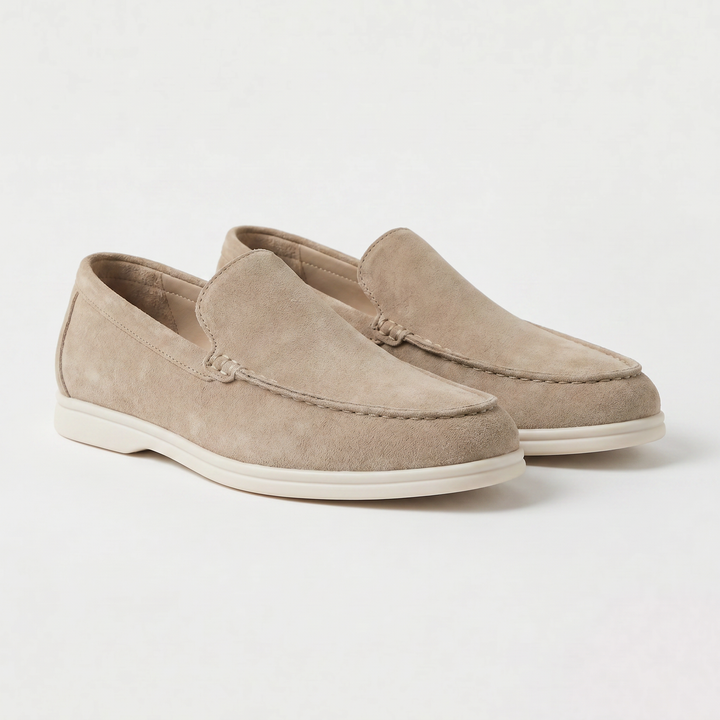 Men's Casual Leather Slip-On Loafers