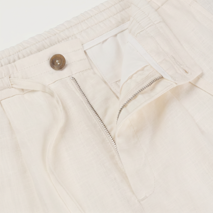 Men's Casual Linen Drawstring Trousers