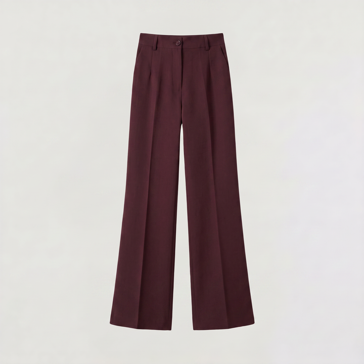 Women's Classic High Waist Wide Leg Trousers
