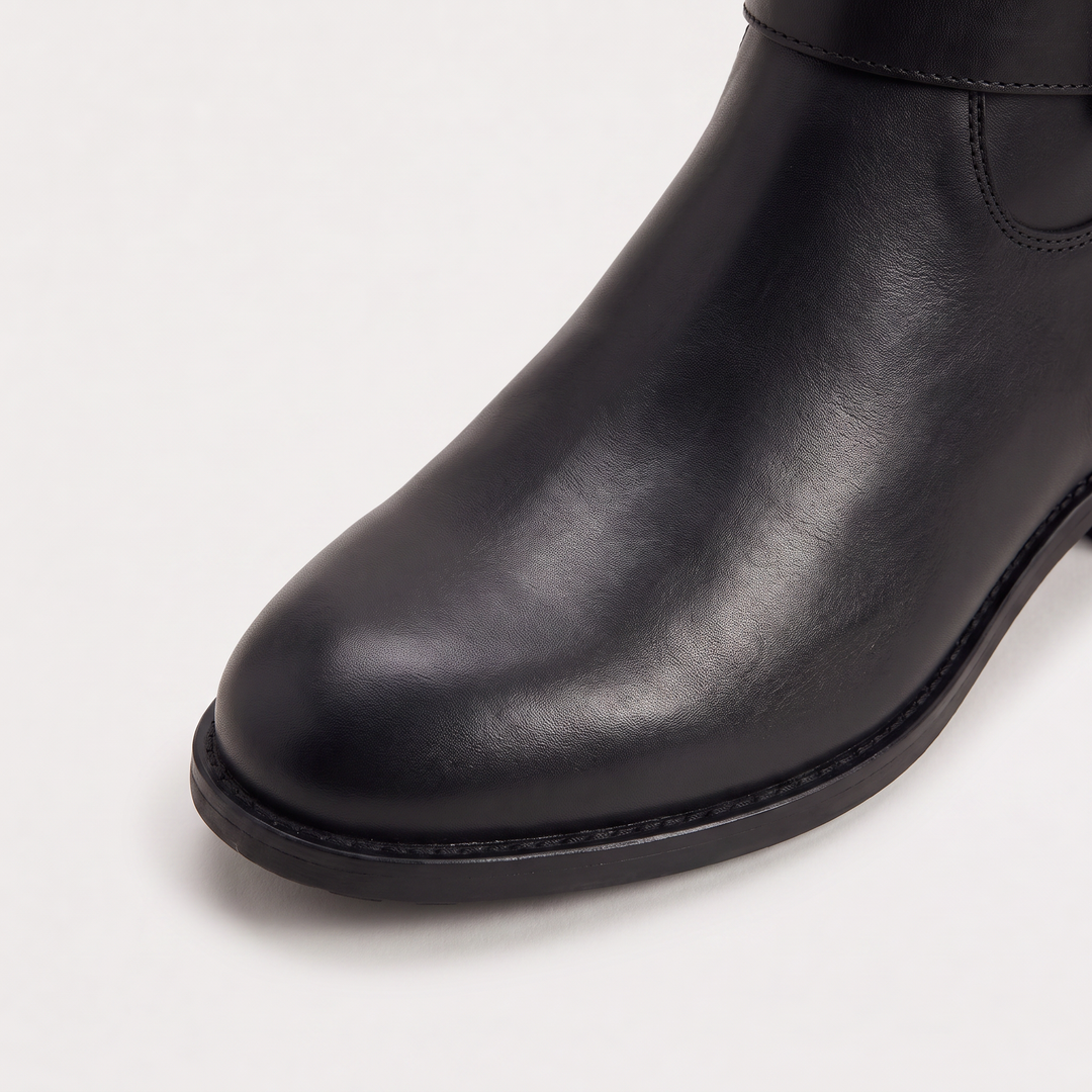 Women's Classic Leather Knee-High Riding Boots