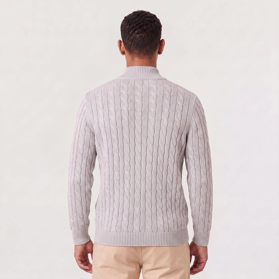 Men's Classic Knitted Half Zip Jumper