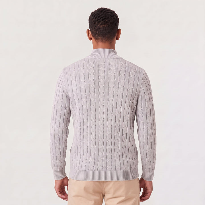 Men's Classic Knitted Half Zip Jumper