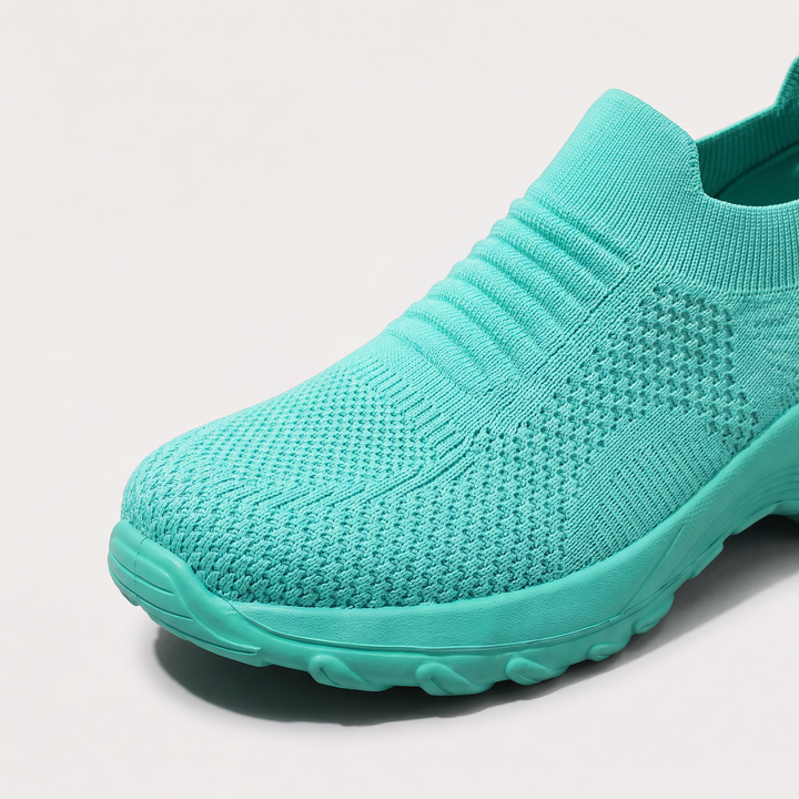 Women's Casual Knit Slip-On Walking Trainers