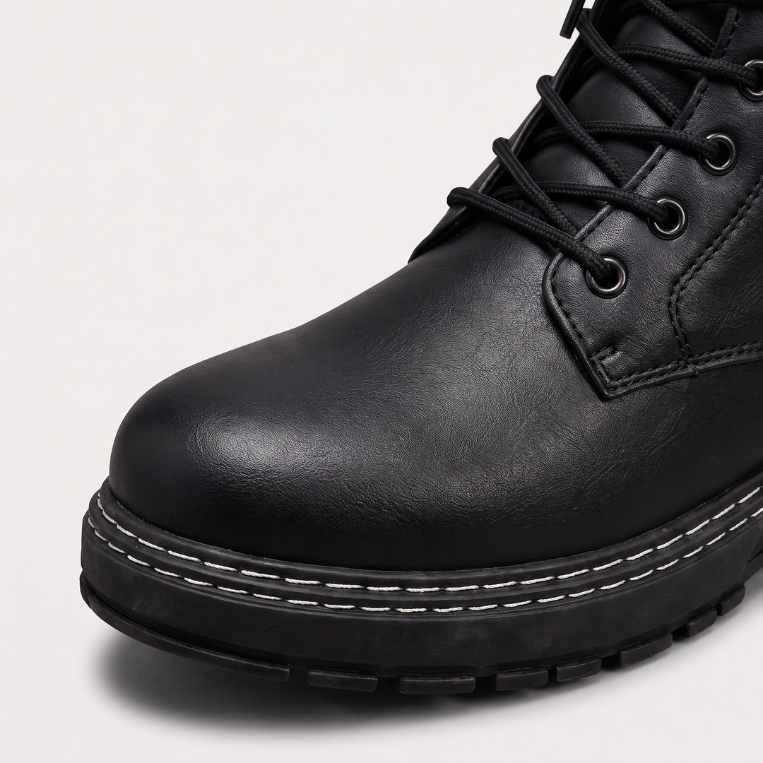 Men's Classic Leather High-Top Lace-Up Hiking Boots