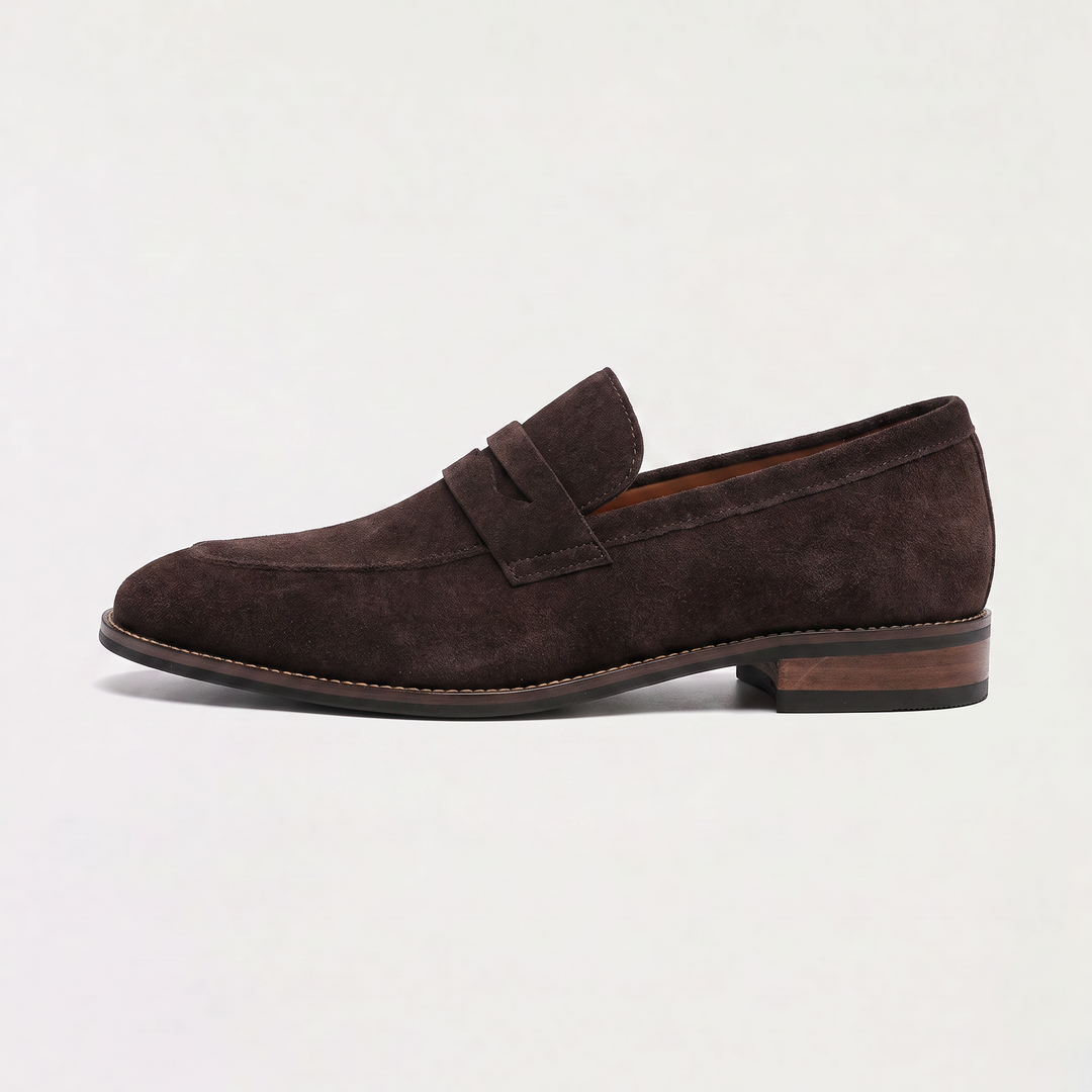 Men's Classic Nubuck Penny Loafers