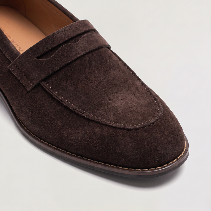 Men's Classic Nubuck Penny Loafers