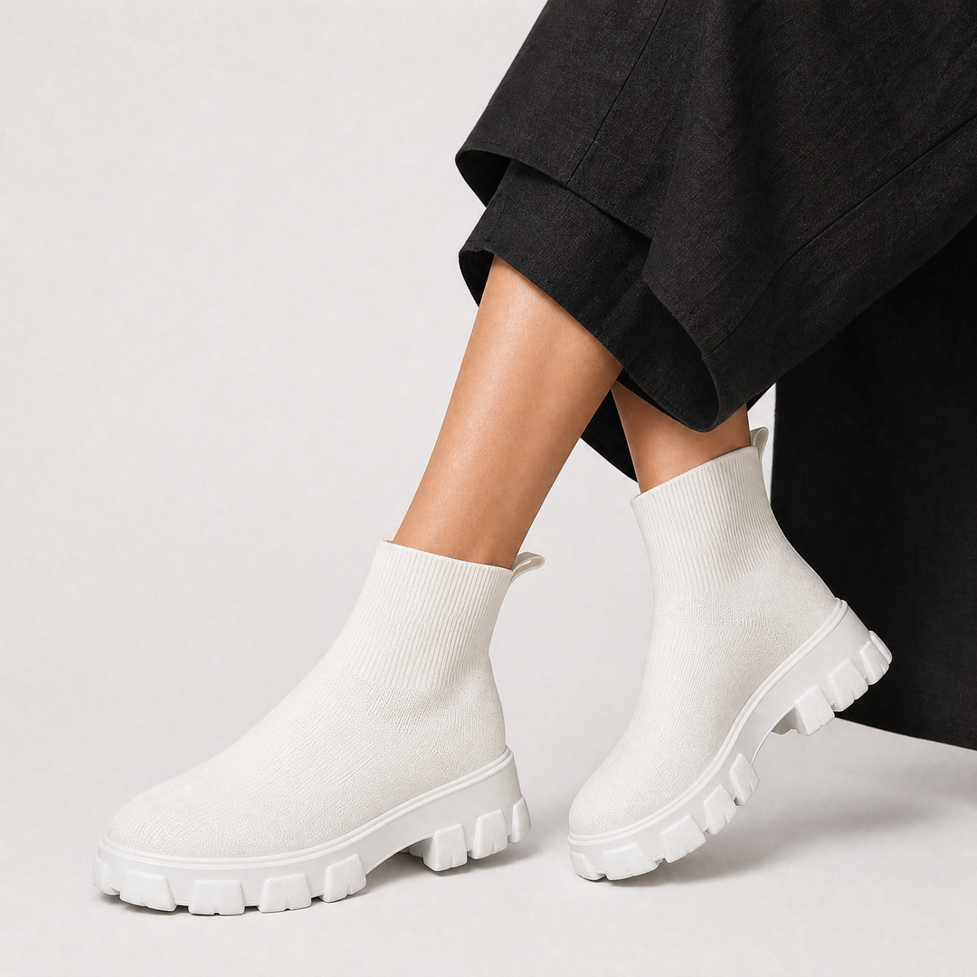 Women's Casual Waterproof Stretch Ankle Boots