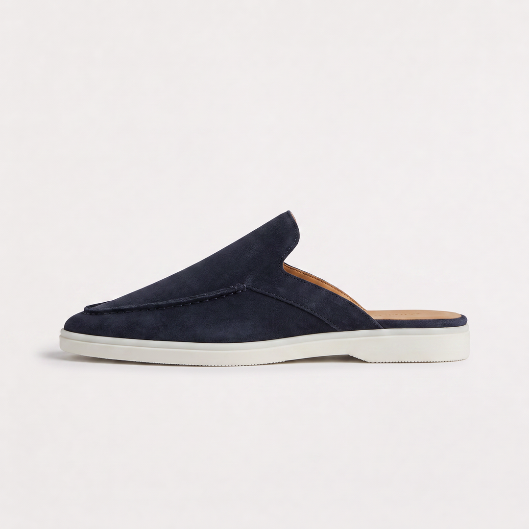 Women's Casual Suede Backless Slip-On Loafers