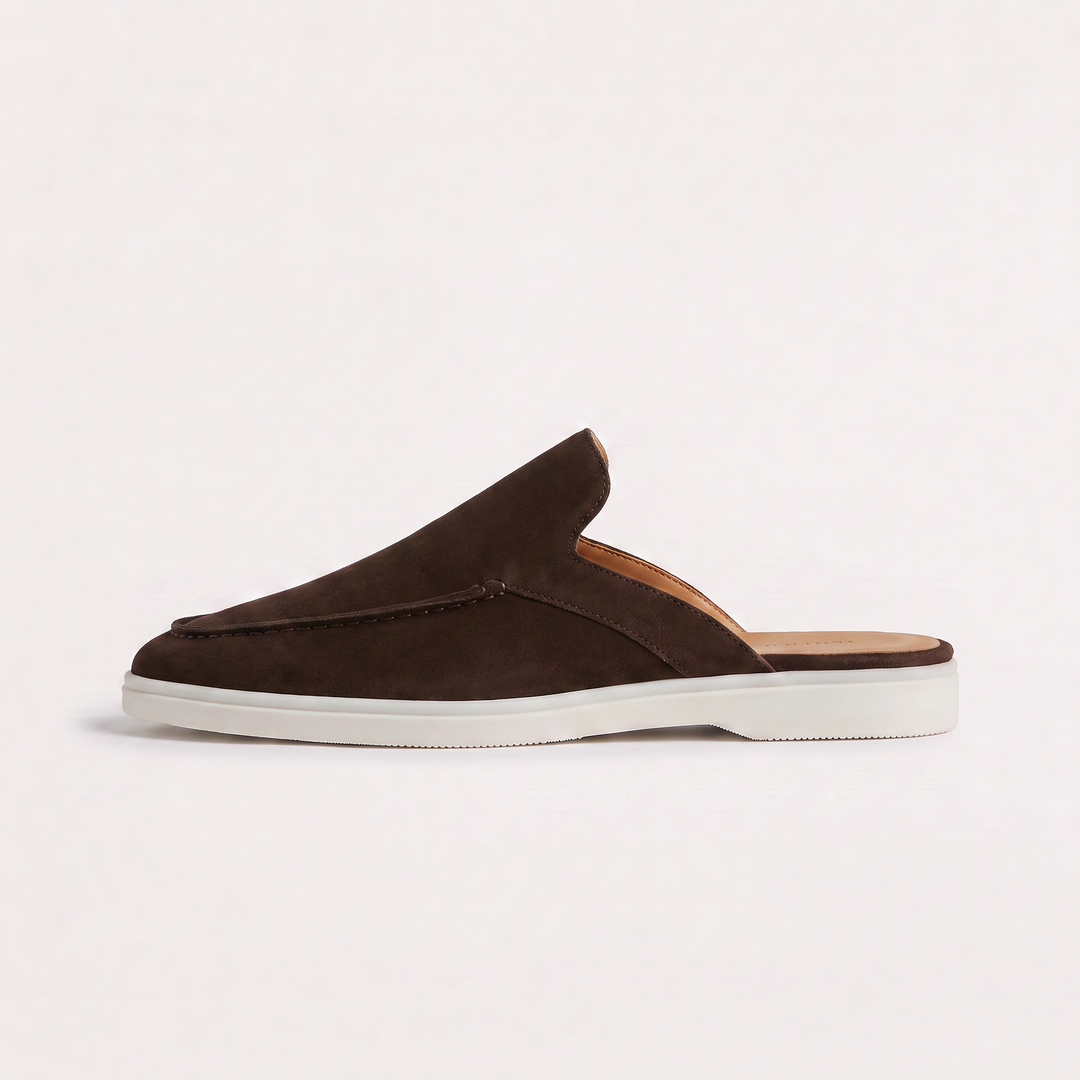 Women's Casual Suede Backless Slip-On Loafers