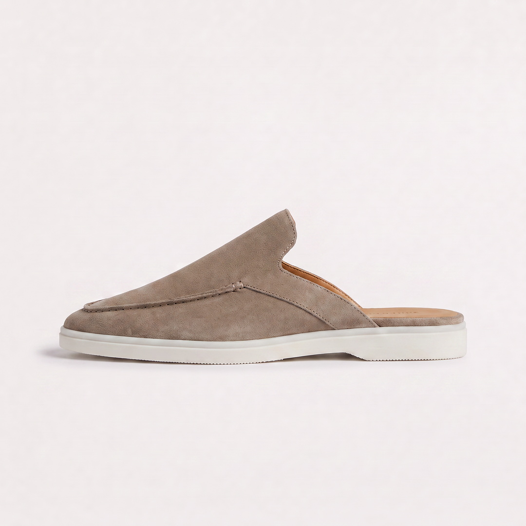 Women's Casual Suede Backless Slip-On Loafers