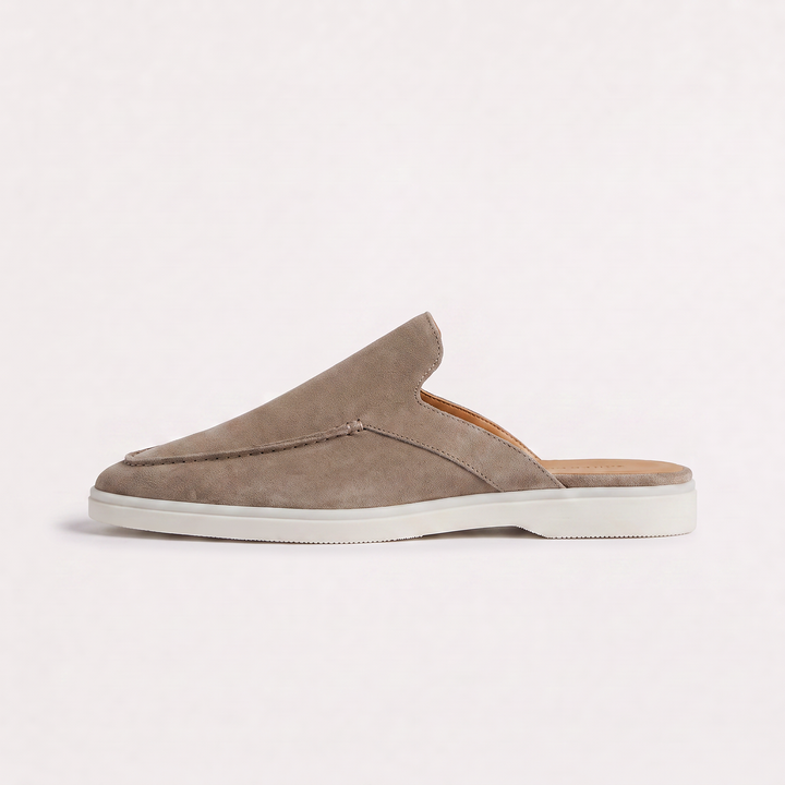 Women's Casual Suede Backless Slip-On Loafers