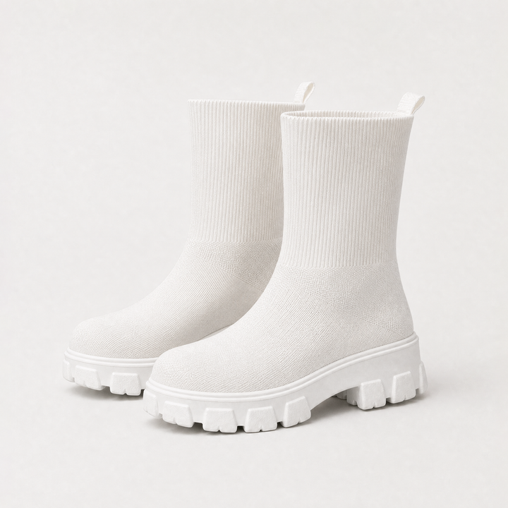 Women's Casual Waterproof Stretch Ankle Boots