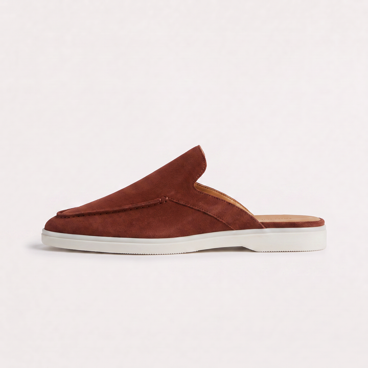 Women's Casual Suede Backless Slip-On Loafers
