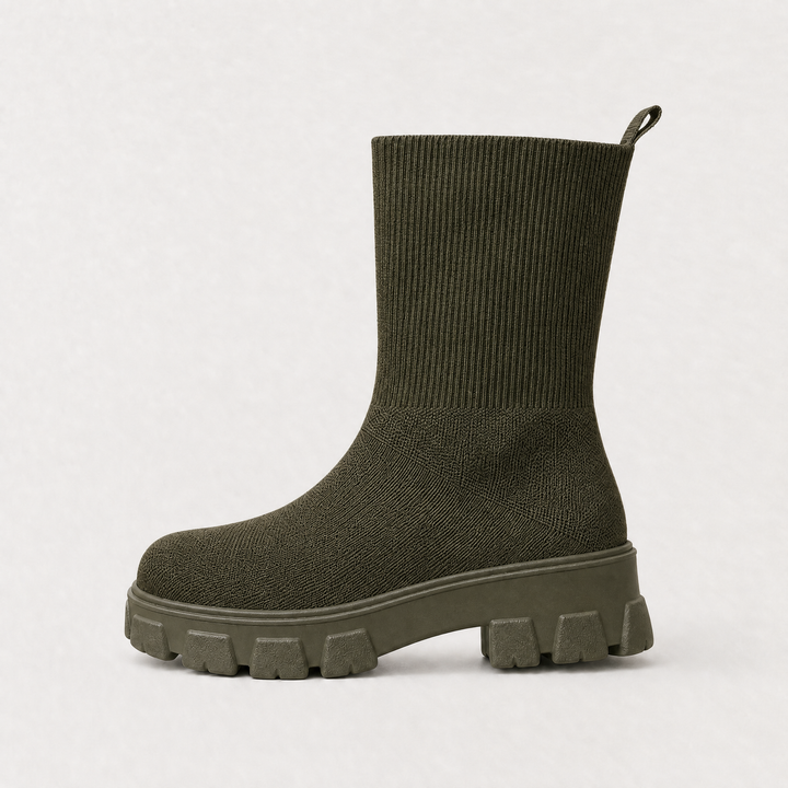 Women's Casual Waterproof Stretch Ankle Boots