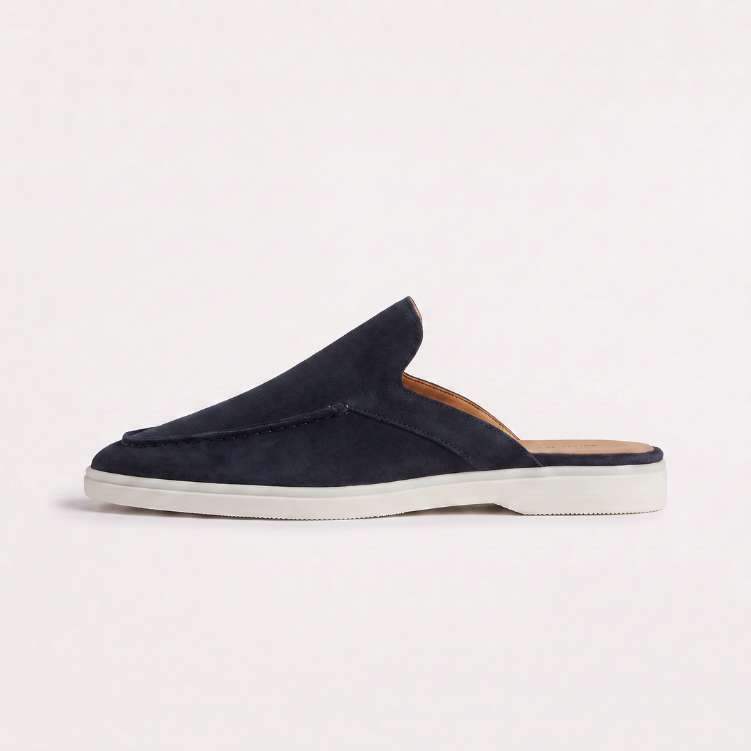 Women's Casual Suede Backless Slip-On Loafers