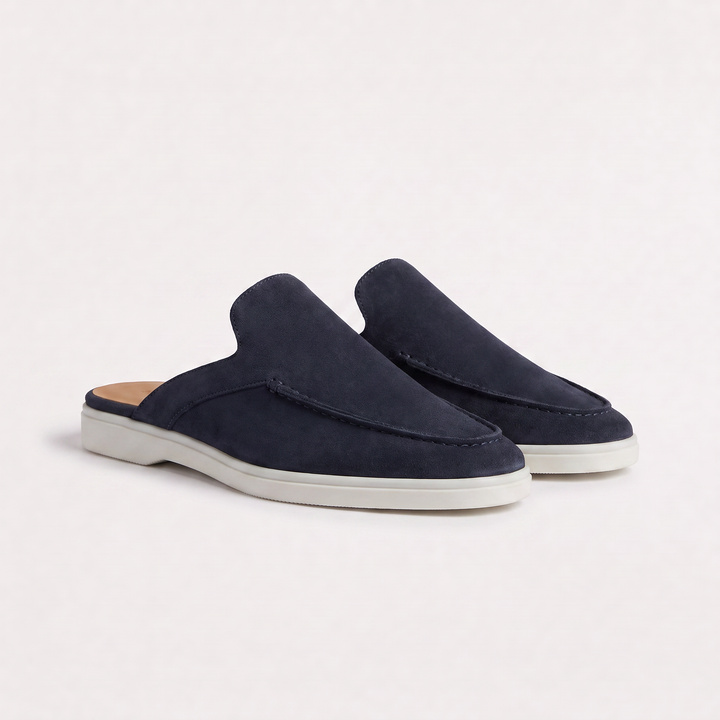 Women's Casual Suede Backless Slip-On Loafers
