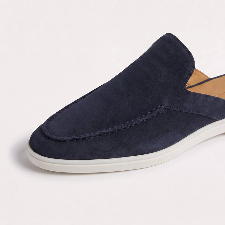 Women's Casual Suede Backless Slip-On Loafers
