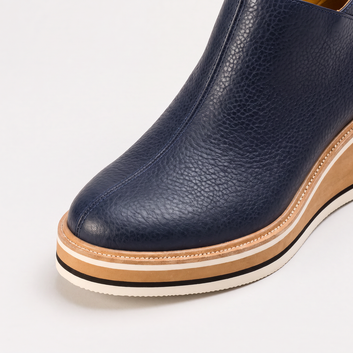 Women's Casual Waterproof Leather Side-Zip Ankle Boots