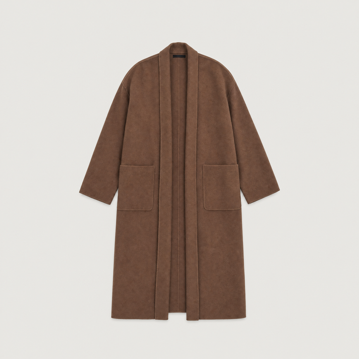 Women's Casual Knit Long Open-Front Cardigan