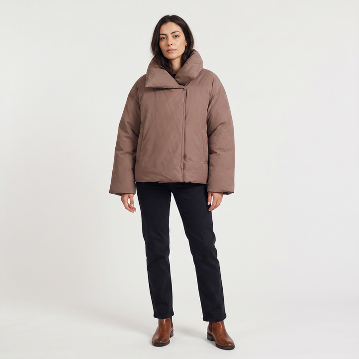 Women's Casual Oversized Quilted Puffer Jacket