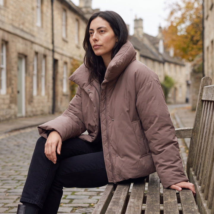 Women's Casual Oversized Quilted Puffer Jacket