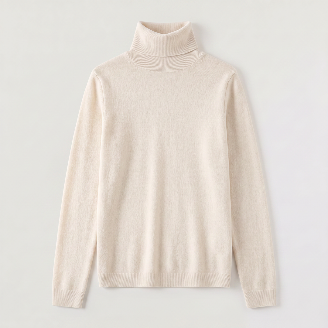 Women's Classic Fine-Knit Turtleneck Sweater