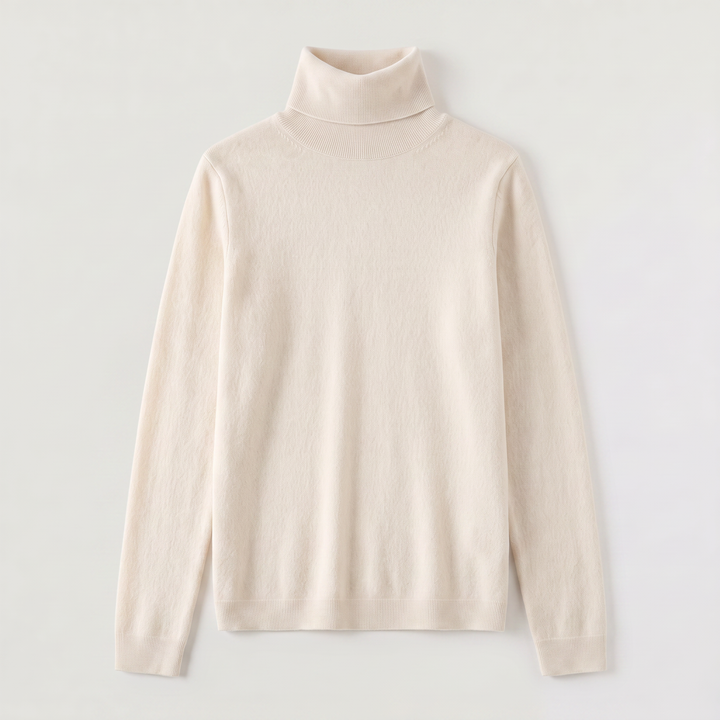 Women's Classic Fine-Knit Turtleneck Sweater