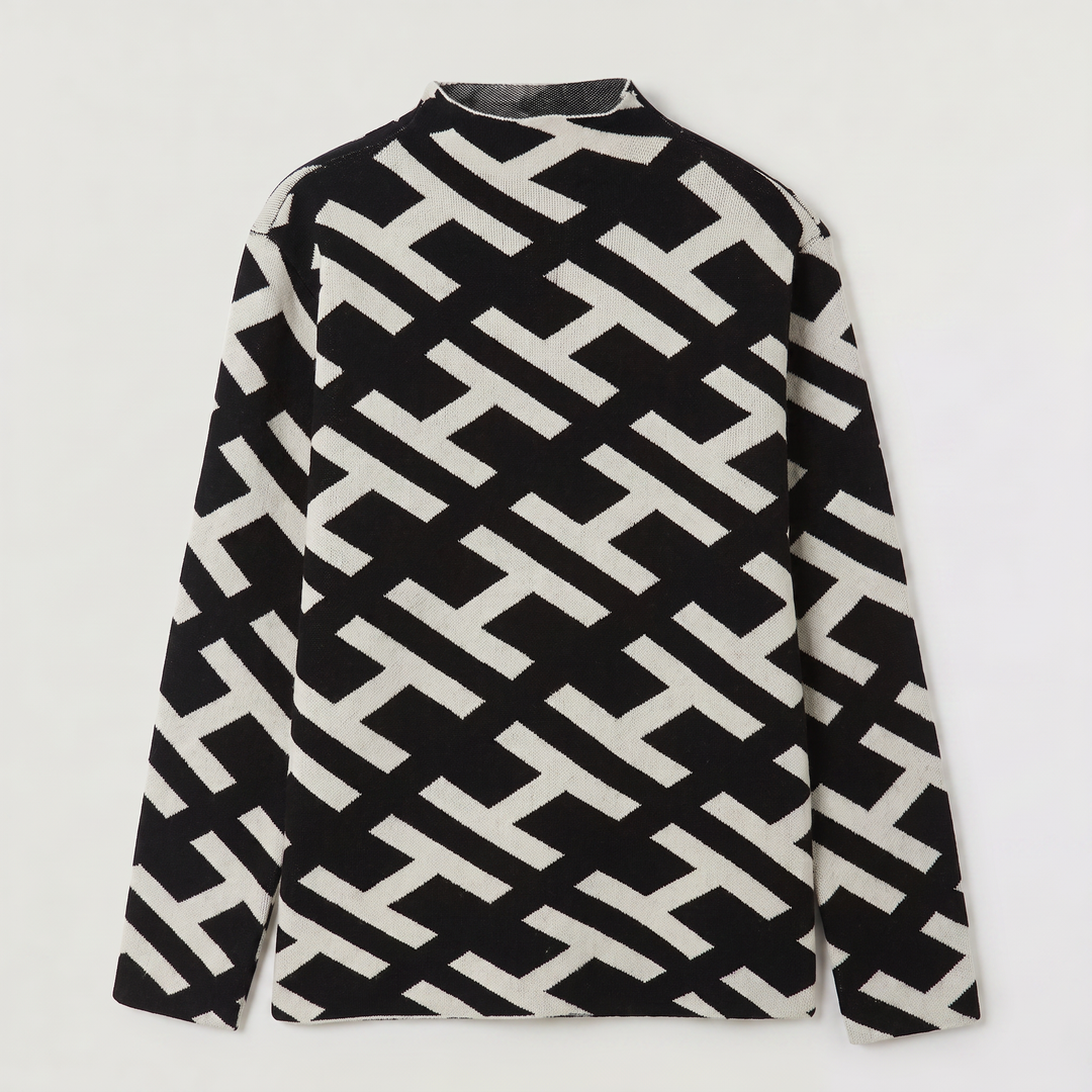 Women's Classic Velvet Knit Turtleneck Sweater