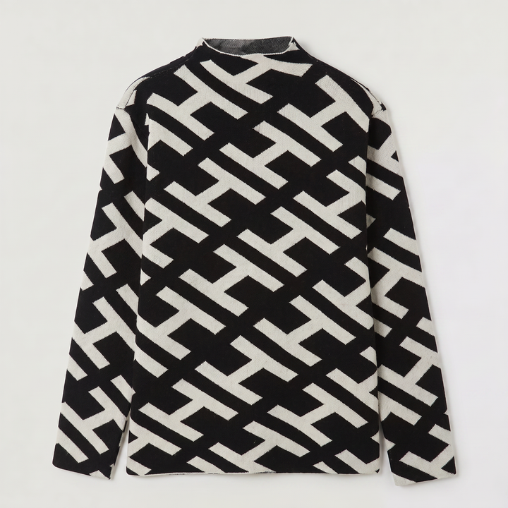 Women's Classic Velvet Knit Turtleneck Sweater