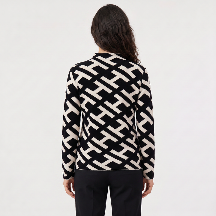 Women's Classic Velvet Knit Turtleneck Sweater