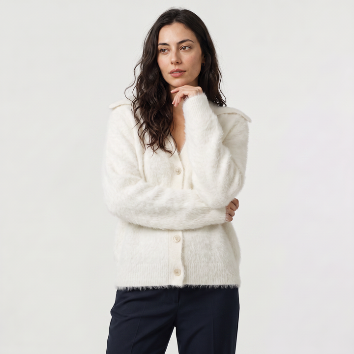Women's Casual Button-Front Knit Cardigan