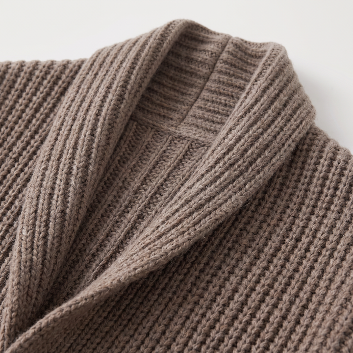 Women's Casual Chunky Knit Long Open-Front Cardigan