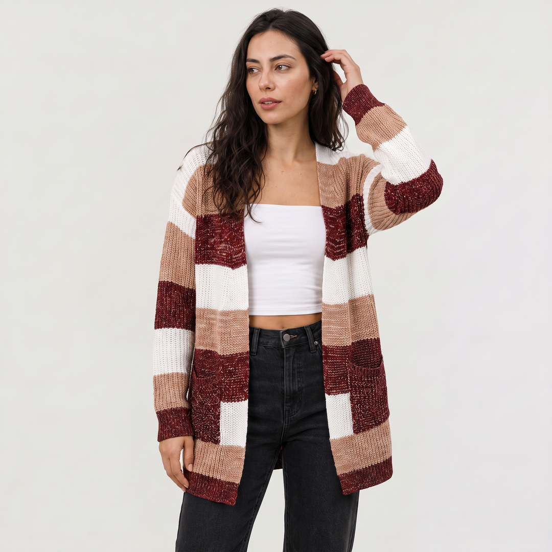 Women's Lightweight Knit Open-Front Cardigan